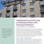 Implementing & Enforcing a Smokefree Multi-Unit Housing Ordinance Cover