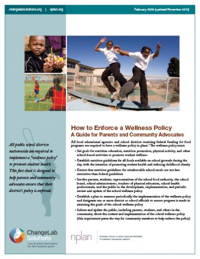 How to Enforce a Wellness Policy Cover