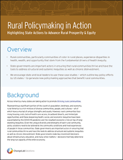 Rural Policymaking in Action