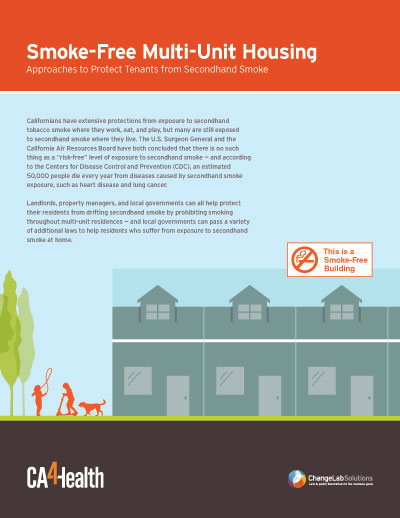 tobacco free housing Smokefree Multi-Unit Housing