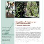 Establishing Protections for Community Gardens Cover