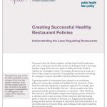 Creating Successful Healthy Restaurant Policies Cover