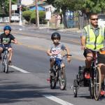 Organized bike ride in Fresno