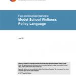 Food & Beverage Marketing in School Wellness Policies Cover