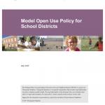 Model Open Use Policy for School Districts Cover