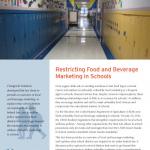Restricting Food and Beverage Marketing in Schools Cover