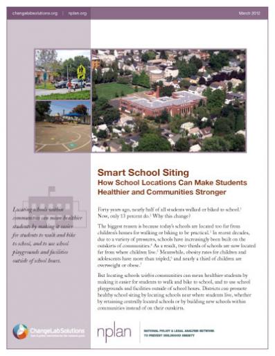 Smart School Siting Cover