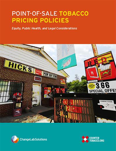 Cover of "Point-of-Sale Tobacco Pricing Policies - Equity, Public Health, and Legal Considerations"