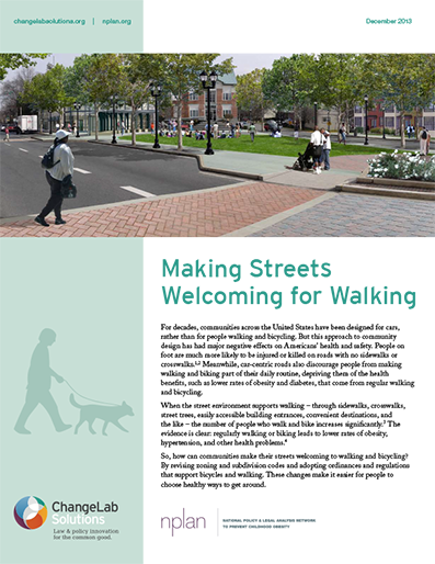 Streets Welcome for Walking