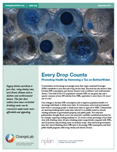 Every Drop Counts