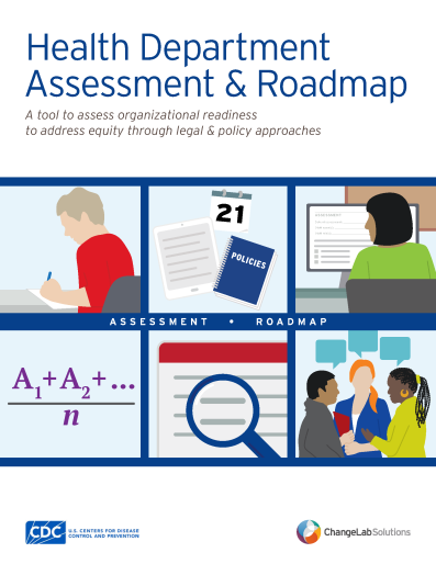 Health department staff assessing organizational readiness to address equity