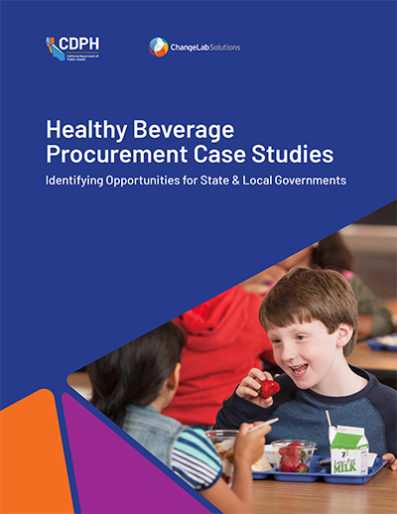 Healthy Beverage Procurement Case Studies Cover