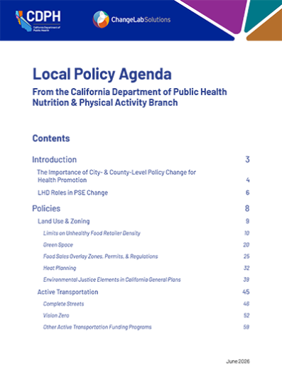Local Policy Agenda Cover