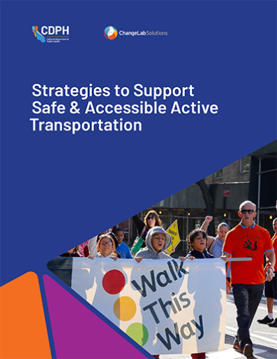 Strategies to Support Safe Accessible Active Transportation Cover