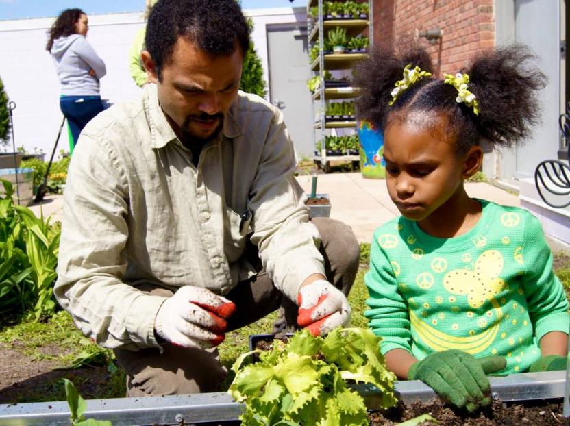 USDA Farm to School program at St. Philip’s Academy in Newark, NJ.