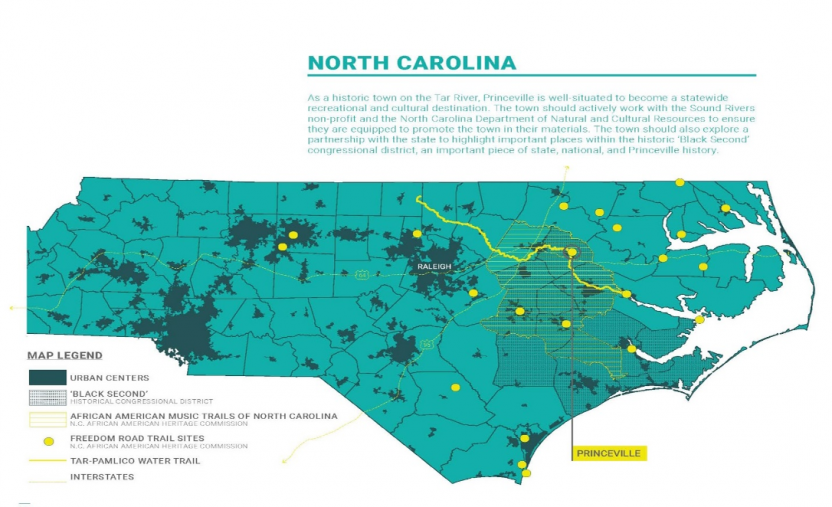 Princeville, NC map