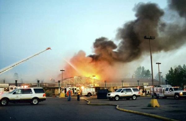Holly Square Shopping Center Fire